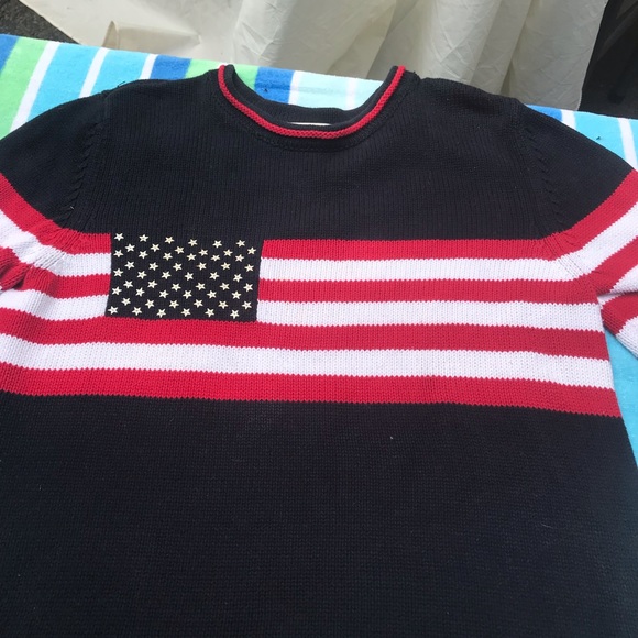 American flag sweater size medium - Picture 1 of 7